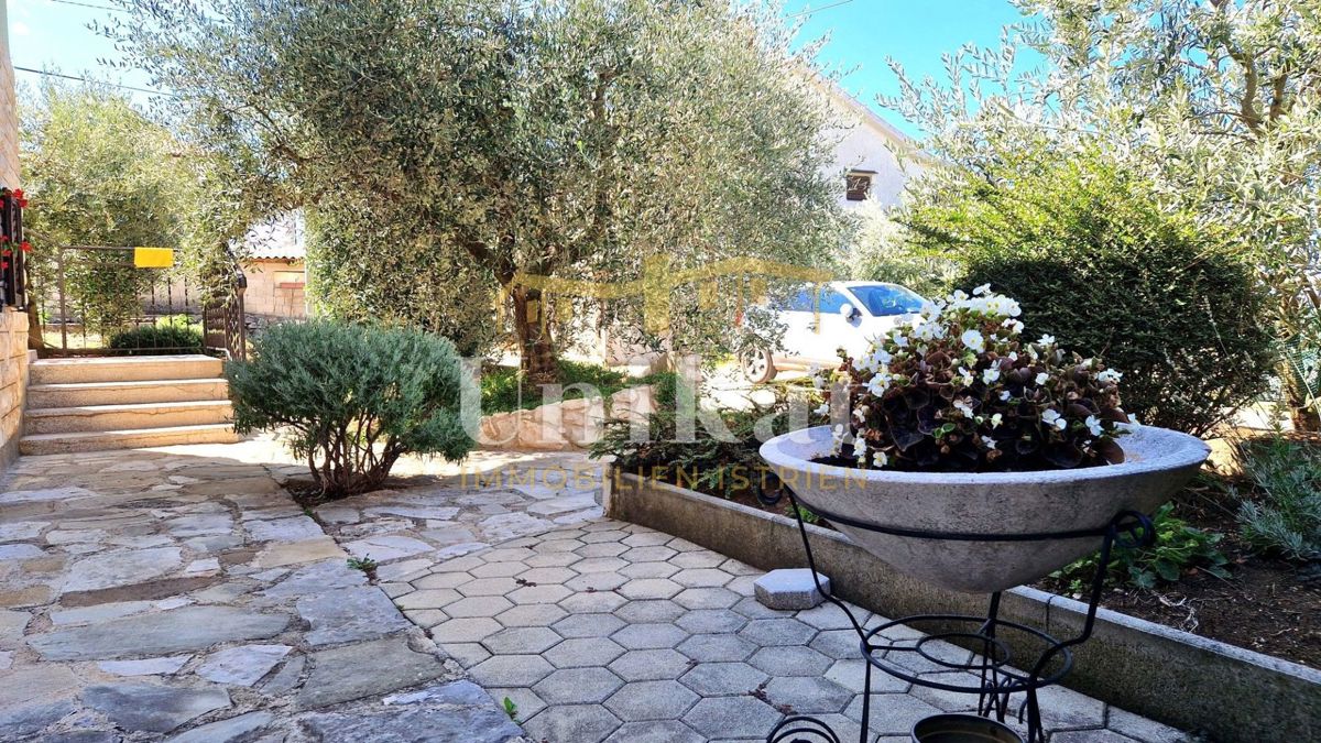 Samostojna hiša z stanovanjem, kletjo in garažo ter pogledom na morje, Buje